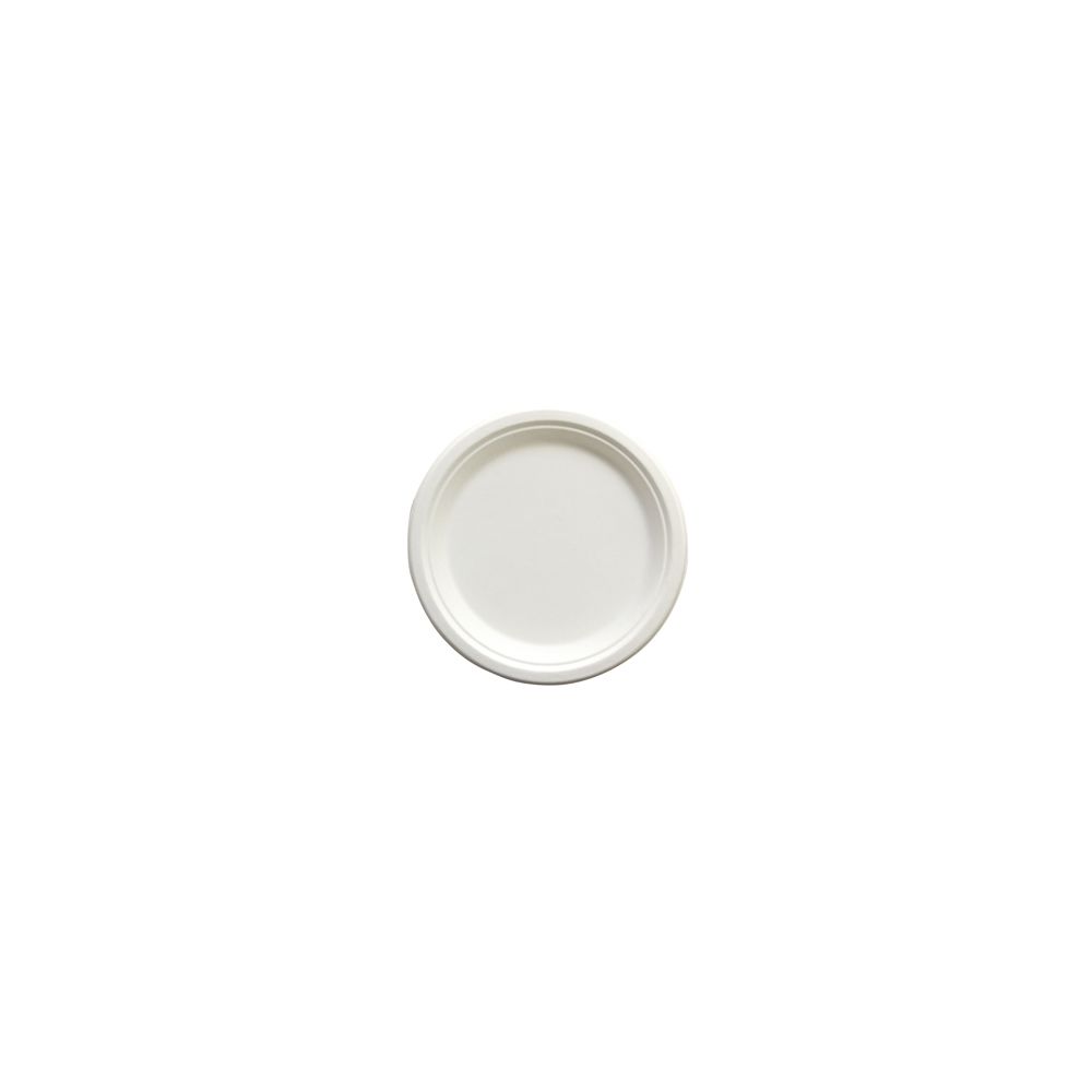 PrimeWare® Heavy Molded Fiber Plate, 6in Round, White